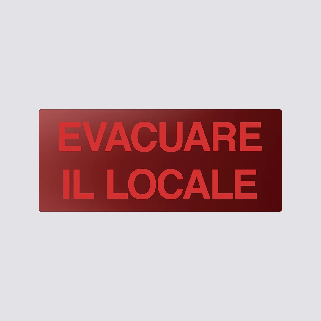 FOP48 “EVACUARE IL LOCALE” 