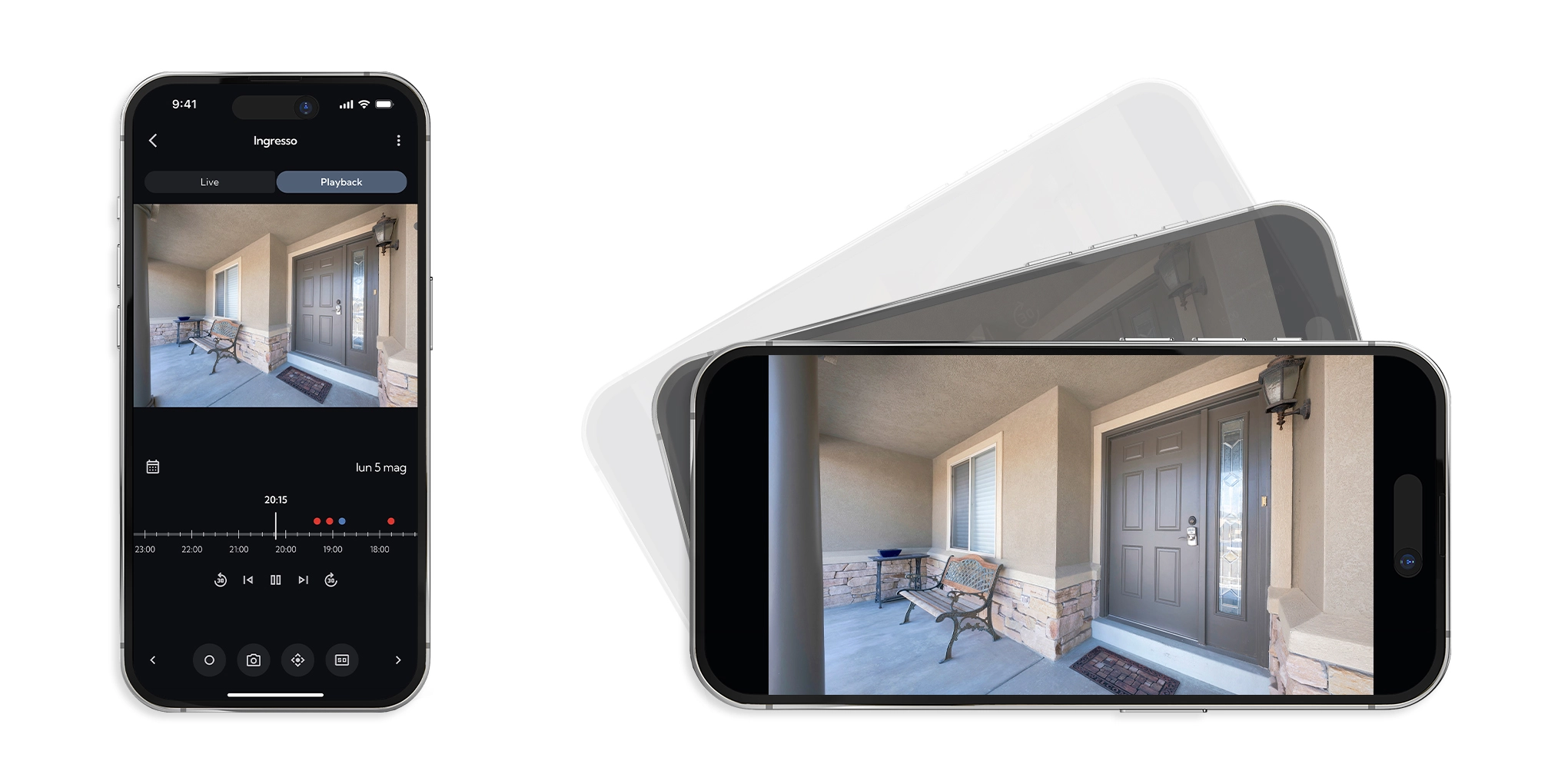 Inim Home 2.5.0 Rotazione video seamless