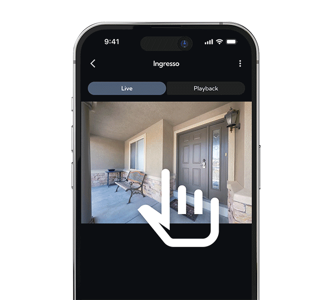 Inim Home 2.5.0 Swipe view